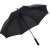 Зонт-трость Colorline с цветными спицами и куполом из переработанного пластика, черный/синий