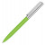 Ручка металлическая шариковая Bright GUM soft-touch с зеркальной гравировкой, зеленое яблоко