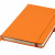 Записная книжка Nova формата A5 с переплетом, оранжевый