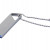 USB 2.0-флешка на 4 Гб с мини чипом, компактный дизайн, отверстие треугольной формы для цепочки