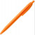Ручка пластиковая шариковая STIX, черный чернила, оранжевый