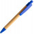 Ручка шариковая GILDON, бамбук, натуральный/королевский синий
