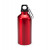 Алюминиевая бутылка ATHLETIC с карабином, 400 мл, красный
