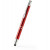 Ручка-стилус металлическая шариковая KRUGER, красный