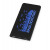Портативное зарядное устройство с синей подсветкой логотипа Faros, soft-touch, 4000 mAh (P)