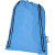 Рюкзак со шнурком Oriole из переработанного ПЭТ, синий
