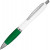 Ручка шариковая Nash, белый/зеленый, черные чернила