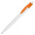 Ручка шариковая Какаду, белый/оранжевый