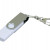 Флешка с  поворотным механизмом, c дополнительным разъемом Micro USB, 16 Гб, белый