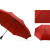 Зонт-полуавтомат складной Marvy с проявляющимся рисунком, красный
