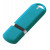 USB-флешка на 2 ГБ с покрытием soft-touch, голубой