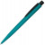 Ручка шариковая металлическая LUMOS M soft-touch, морская волна/черный