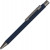 Ручка шариковая UMA STRAIGHT GUM soft-touch, с зеркальной гравировкой, темно синий