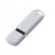 USB-флешка на 4 ГБ с покрытием soft-touch, белый