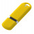 USB-флешка на 32 ГБ с покрытием soft-touch, жёлтый