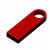 USB 2.0-флешка на 4 Гб с мини чипом и круглым отверстием, красный