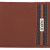 Бумажник Mano Don Leonardo, с RFID защитой, натуральная кожа в коньячном цвете, 12,5 х 2,5 х 9 см