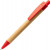 Ручка шариковая GILDON, бамбук, натуральный/красный