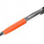 Флешка в виде ручки с мини чипом, 16 Гб, оранжевый/серебристый