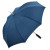 Зонт-трость 7560 Alu с деталями из прочного алюминия, полуавтомат, нейви (Р)