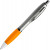 Ручка пластиковая шариковая CONWI, серебристый/апельсин